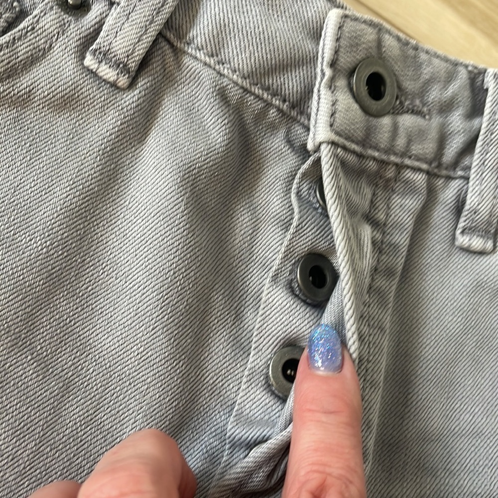 Free People Gray Cut Off Shorts Size 28 - Picture 8 of 9